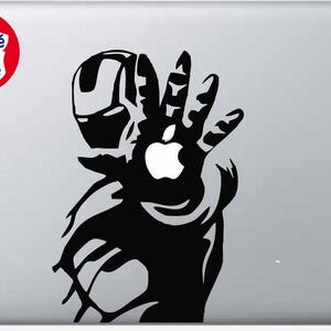 Macbook Iron Man toni stark avengers adhesive sticker decal