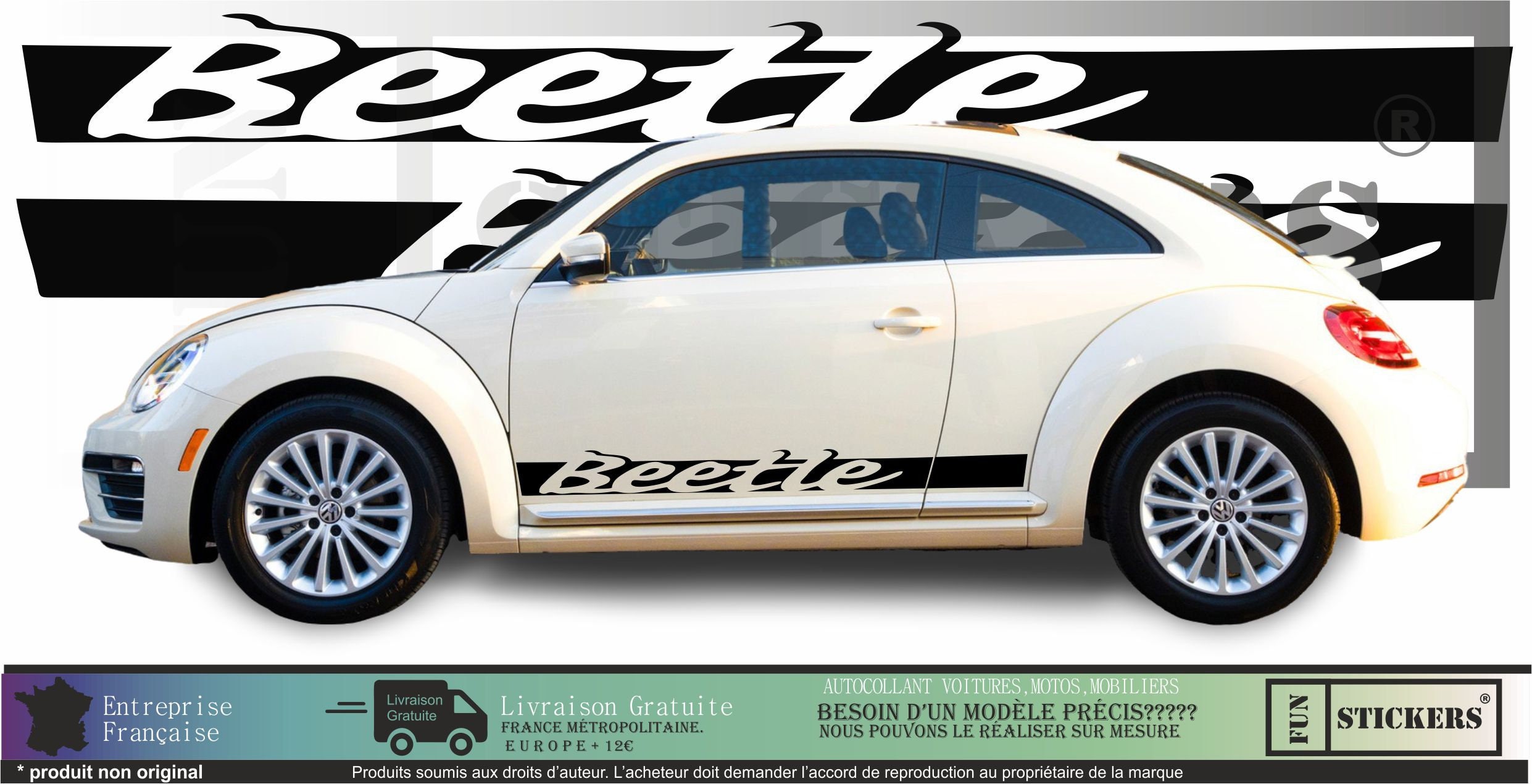Vw beetle decals online
