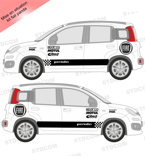 Fiat Panda Racing Body Full Kit Decal Rallye Etsy UK