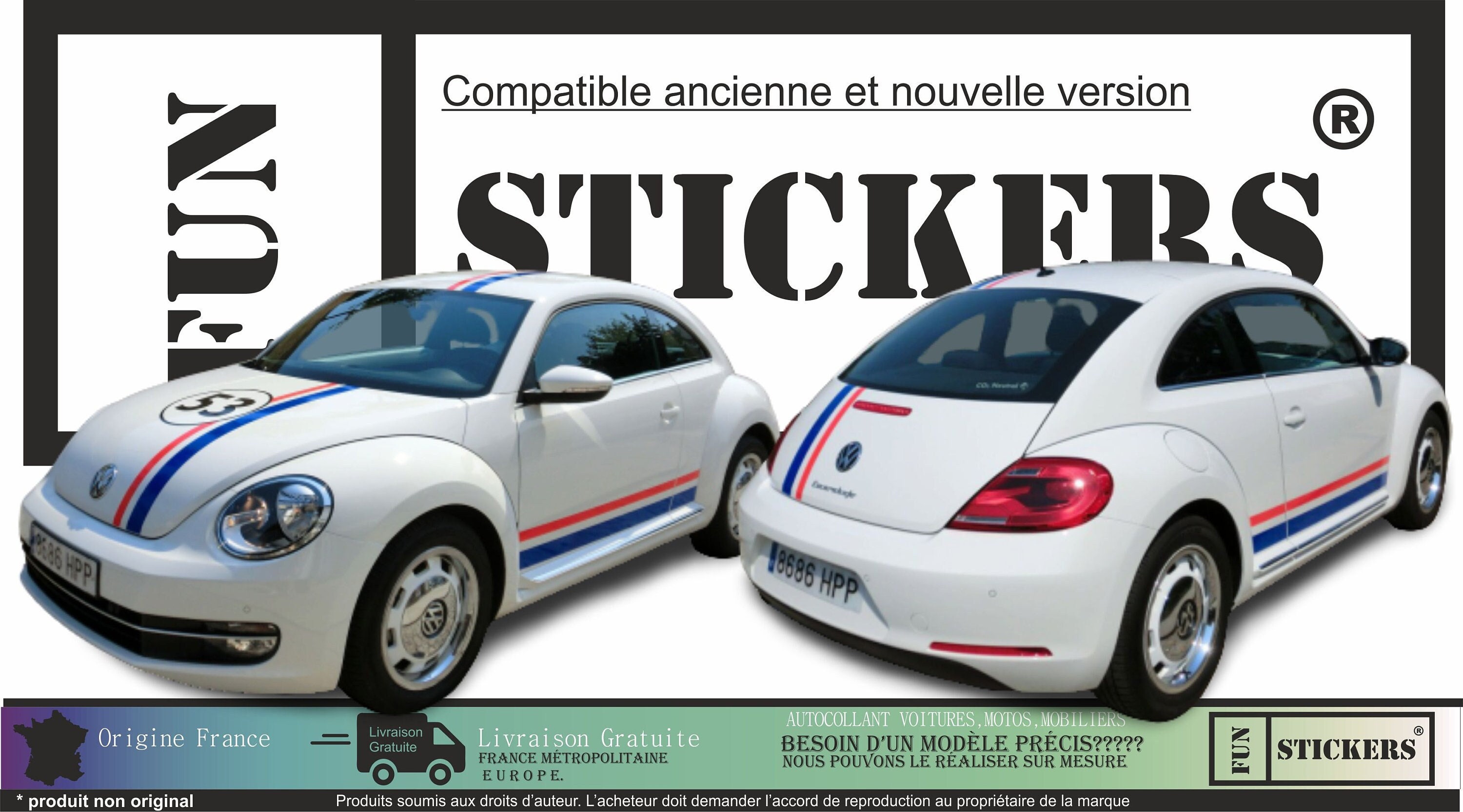 Sticker Volkswagen couronne  le sticker sur mesure