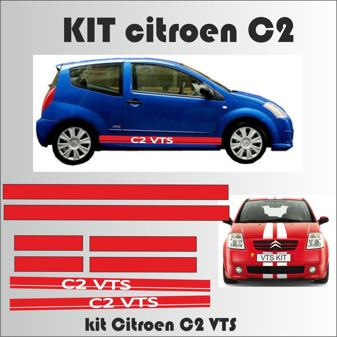 Kit Adesivi kit citroen c2 VTS rally - Etsy Italia