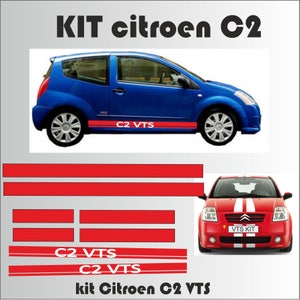 Kit Stickers autocollant kit citroen c2 VTS rallye