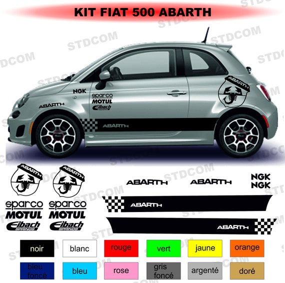 Fiat 500 Abarth Body Full Kit Decal Rallye Etsy UK