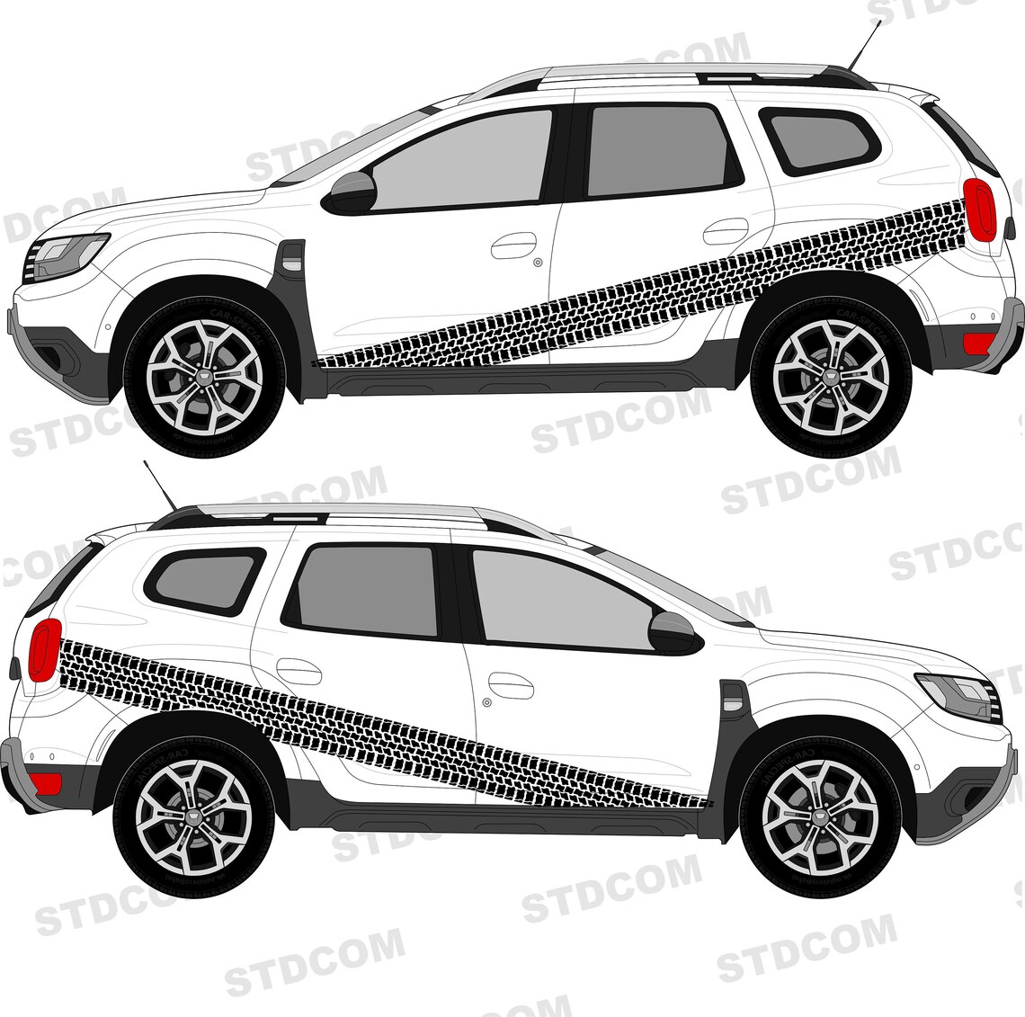 Strip DACIA DUSTER Sticker Decal Etsy UK