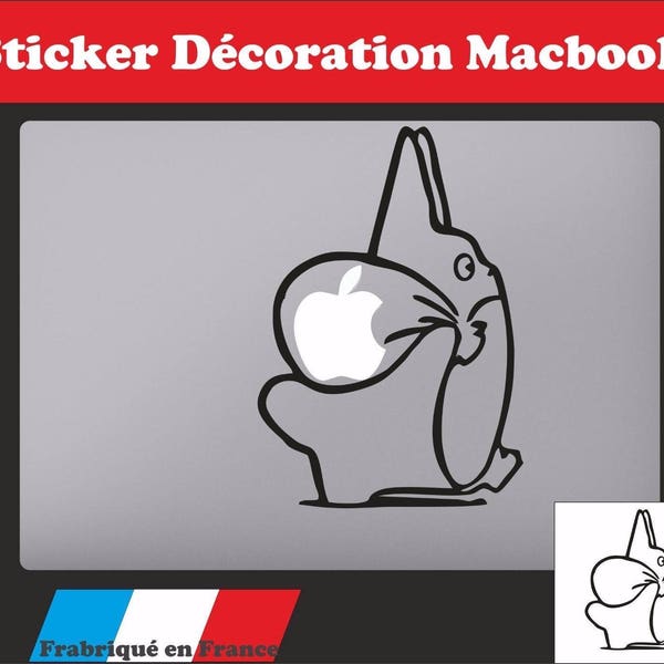 Sticker autocollant adhésif Macbook toroto