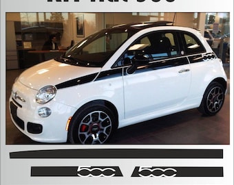 Kit Stickers sticker kit color band Fiat 500