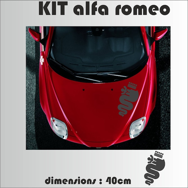 Kit Stickers sticker kit alfa romeo logo 40cm