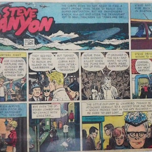 Steve Canyon Comic Strip