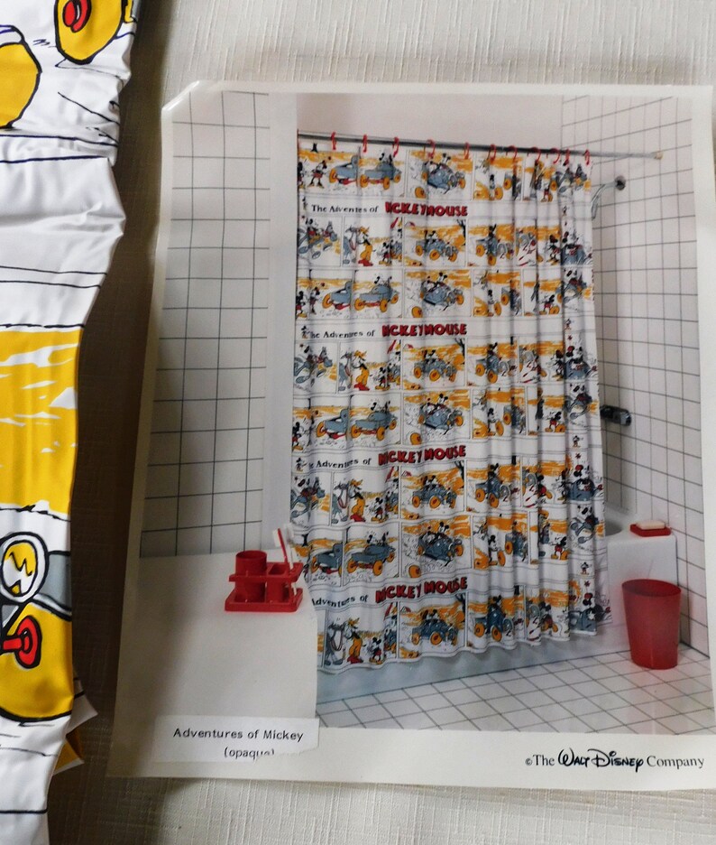 Disney Shower Curtain Etsy