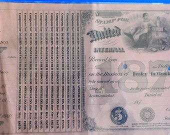 Tobacco Tax Stamp - Etsy