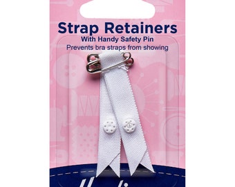 Hemline Shoulder Strap Retainer with Safety Pin