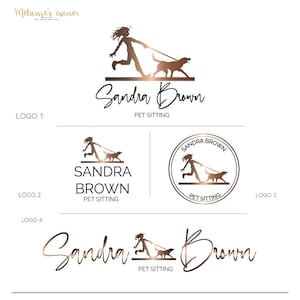 Pet sitting logo design 518