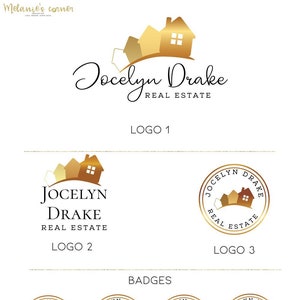 Real Estate Logo Design, House logo, Realtor Logo, Real estate agent logo, Real Estate Branding Kit, Real Estate branding package, Logo 321a
