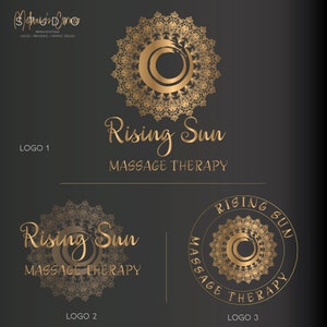 Mandala logo, Massage and Spa Logo, Premade logo 212