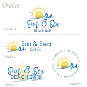 Logo plaży, Logo tropikalne 154