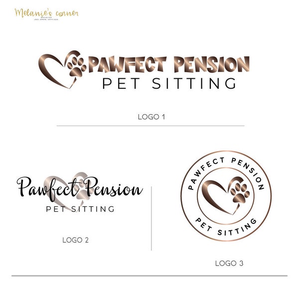 Pet sitting logo design 410