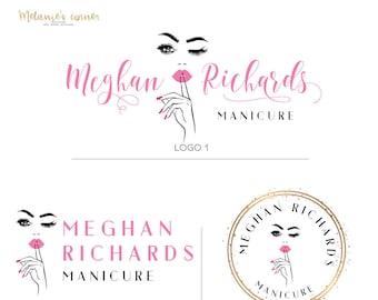 Manicure logo, Nail artist logo 416
