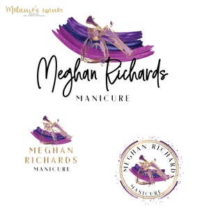 Logo manicure, logo nail artist 340