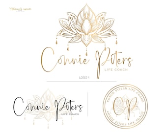 Lotus Logo design, Premade logo 353