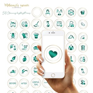 Cleaning service highlight icons vol.10