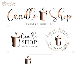 Candle logo design 495