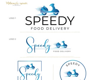 Food Delivery Logo Etsy Food Delivery Logo Etsy