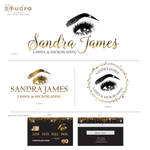 Lash Logo, Eyelash logo, Brow Logo 450