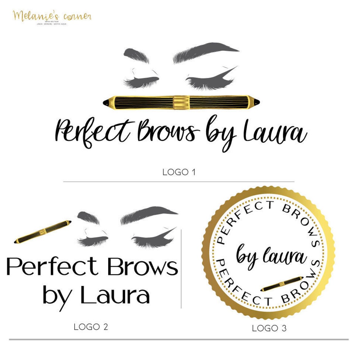 Microblading Brow Logo Microblading Logos Beauty Logo Beauty - Etsy