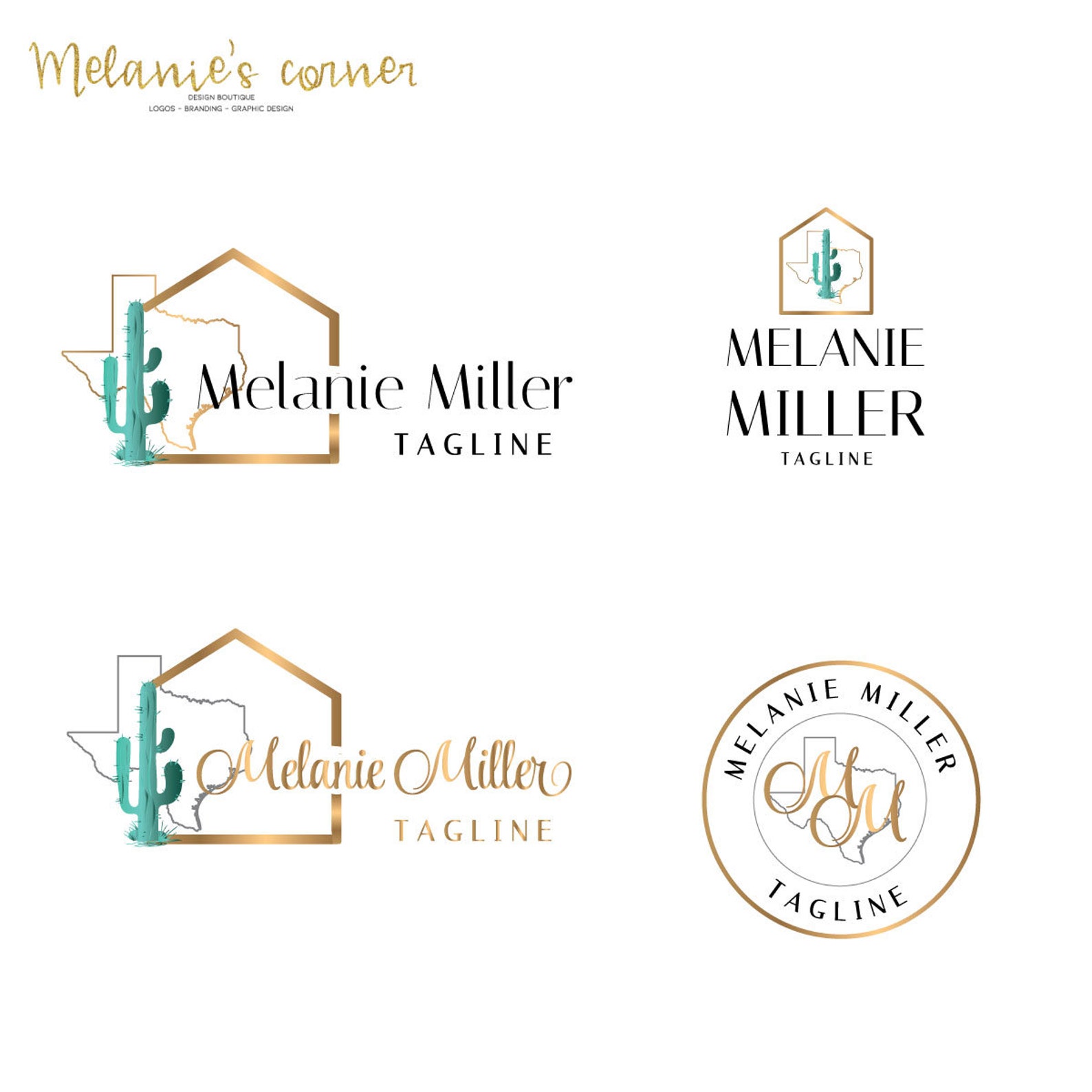 Real estate Logo Texas Real Estate Logo 447 Etsy