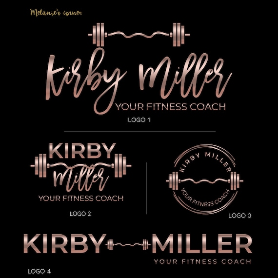Download Fitness Logo Gym Logo 380 Etsy