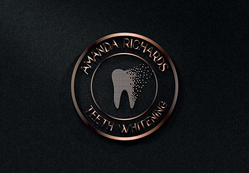 Teeth whitening logo 433 | Etsy