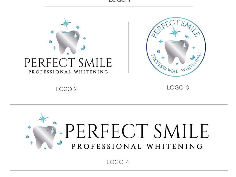 Teeth whitening logo 373 Etsy