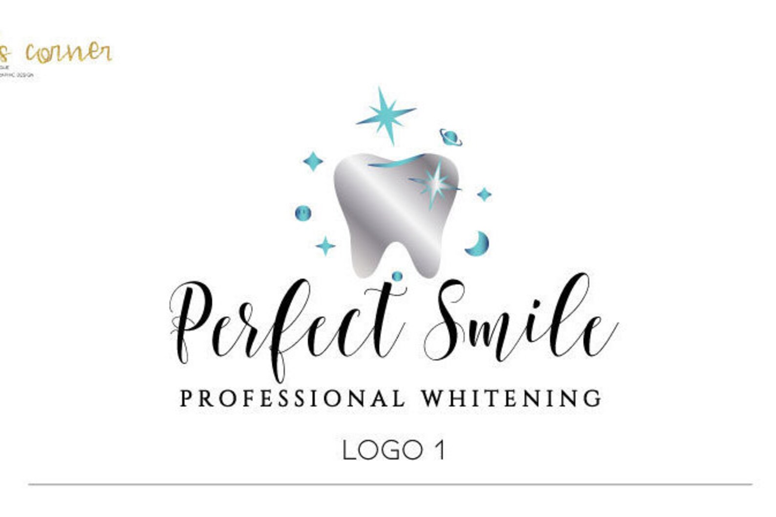 Teeth Whitening Logo 373 Etsy