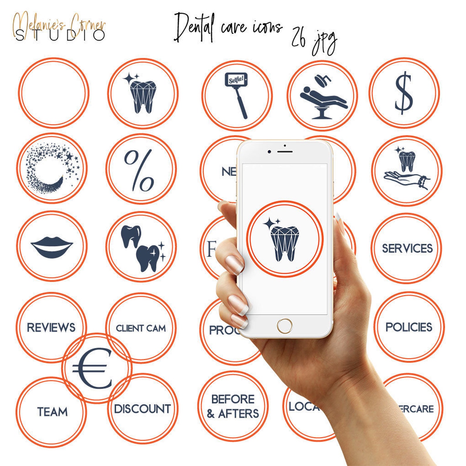 Instagram Story Covers for Dental Care Etsy