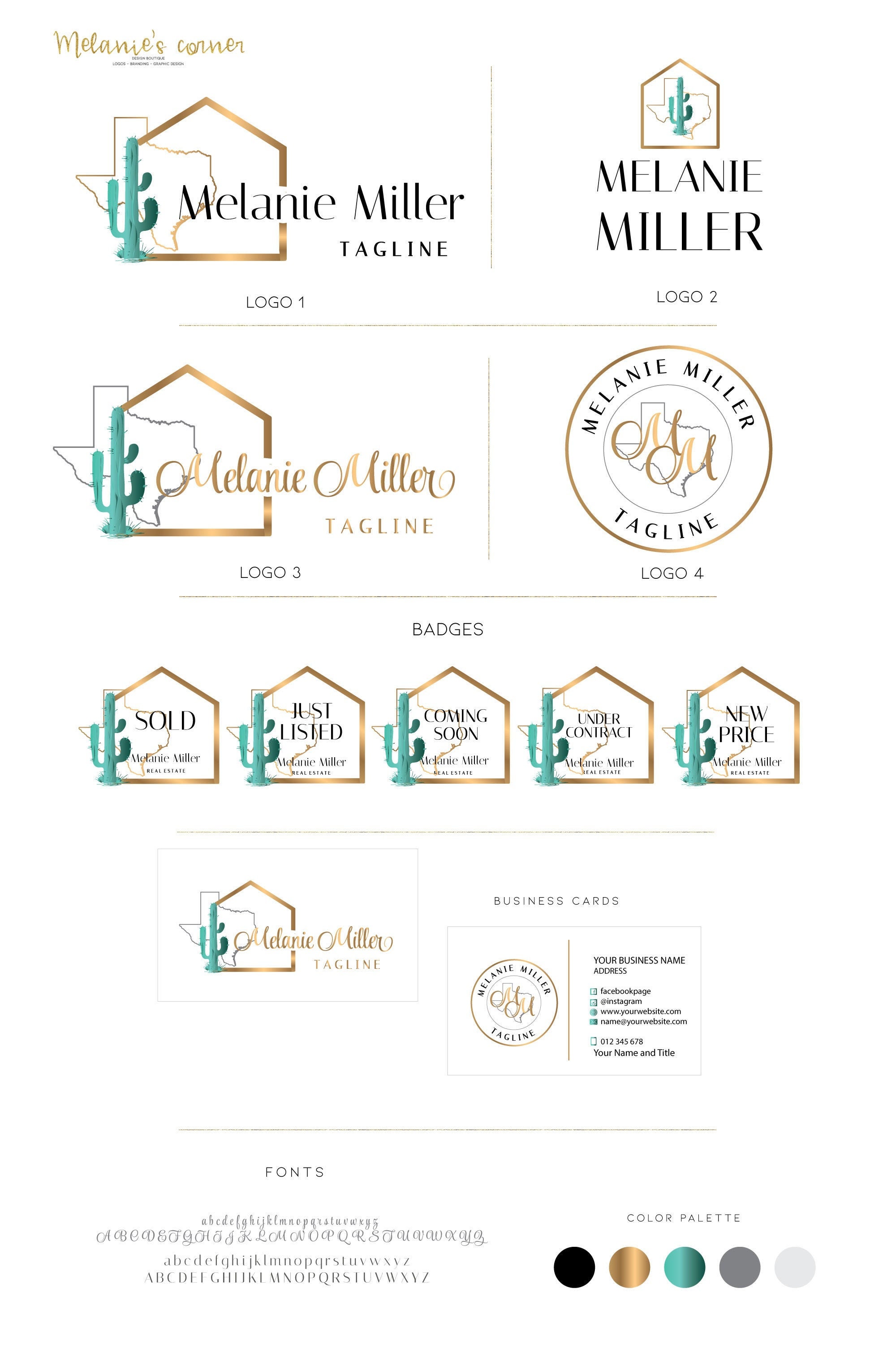 Real Estate Logo Texas Real Estate Logo 447 Etsy UK