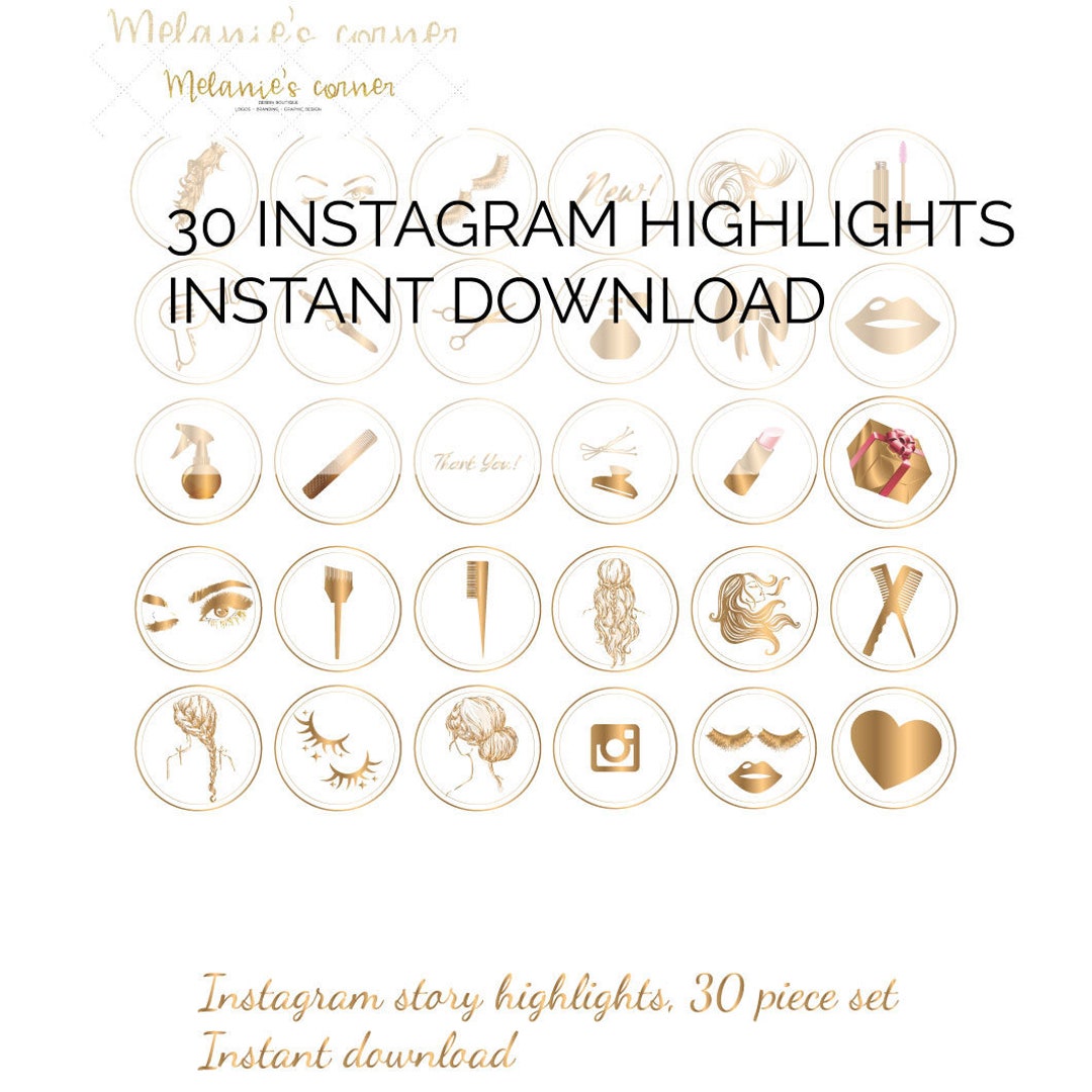 Instagram Highlights, Beauty Bar Instagram Highlights, Beauty Salon