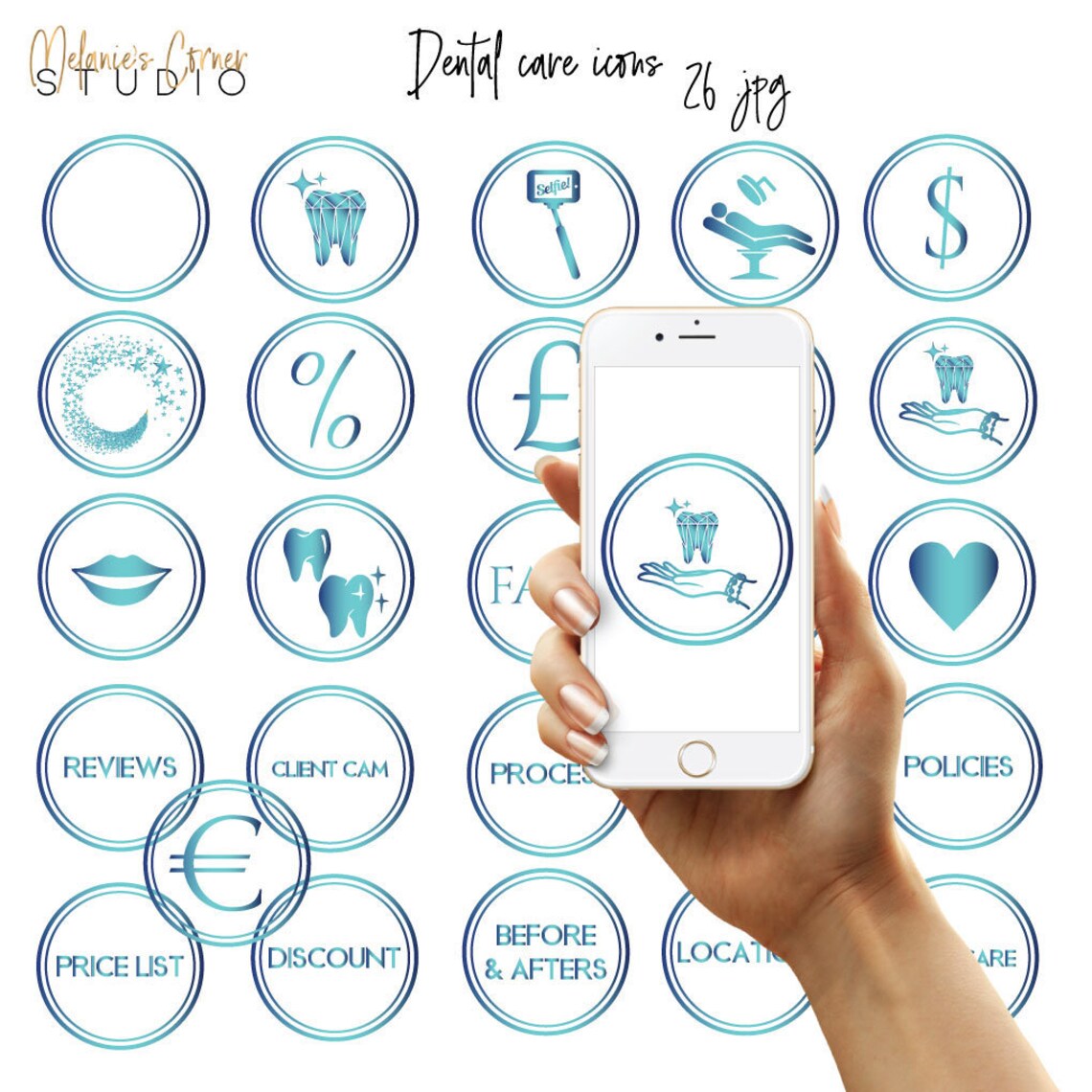 Instagram Story Covers for Dental Care Etsy