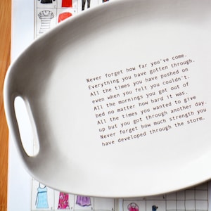 Cancer Survivor Catchall Tray - Vriendschapscadeau - Chemotherapie Cadeau - Aanmoedigingscadeau - Cadeau verpakt