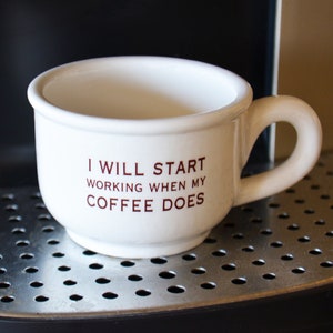 Personalized Mini Espresso Cup - Single Espresso Cup Cappuccino Cup - Coffee Lover Espresso Gifts - Holds 2 Ounces