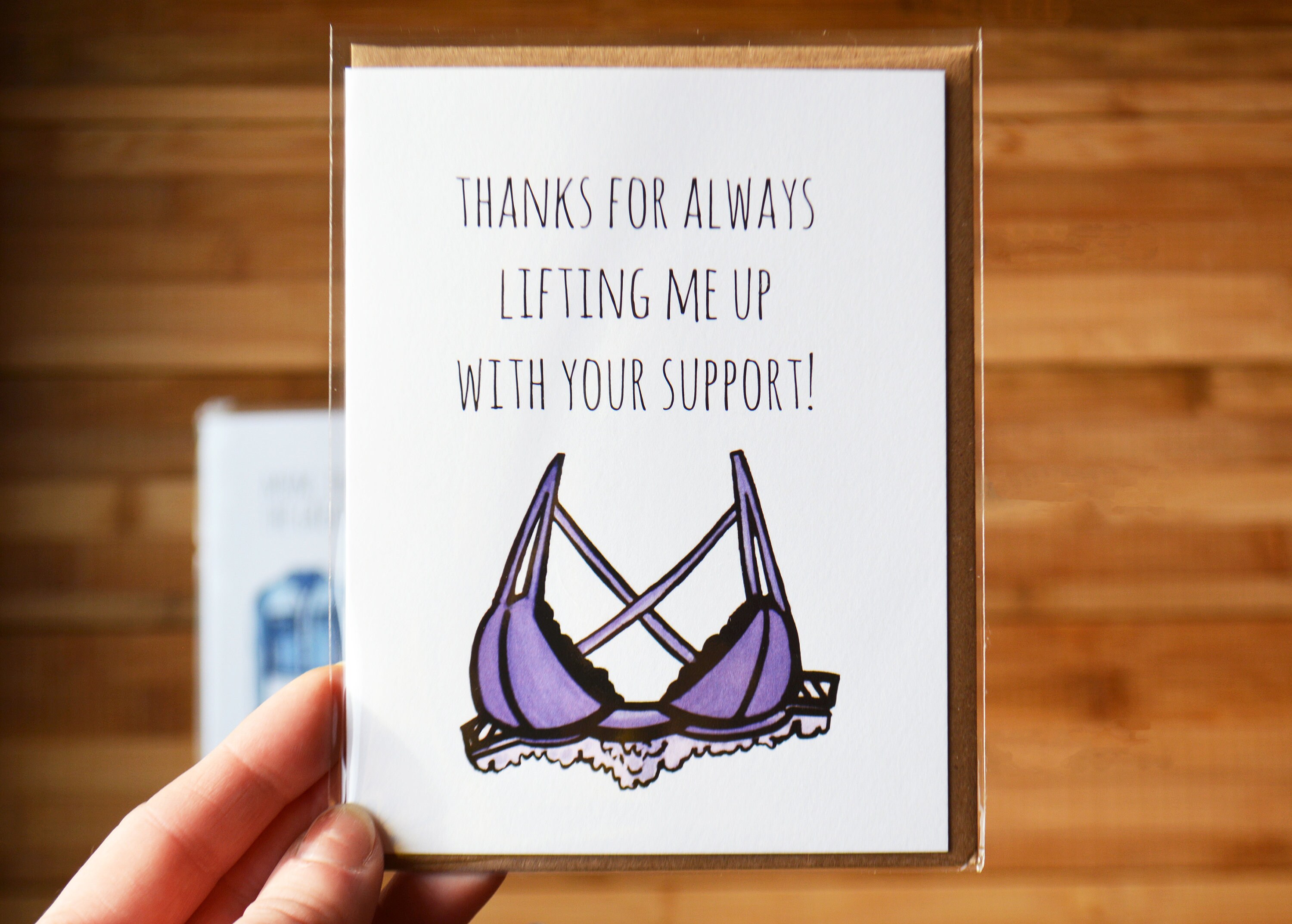 Funny Supportive Mother's Day Greeting Card - Humorous Card for Mom - Mom Puns Gift Basket Card for Mom - A Couple Puns - Envelope Included