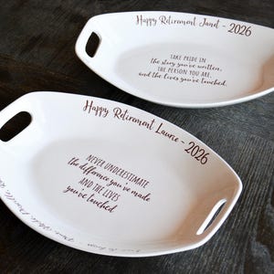 Large Personalized Platter with Handles and Custom Message - Unique Serving Tray Family Kitchen Gift image 7