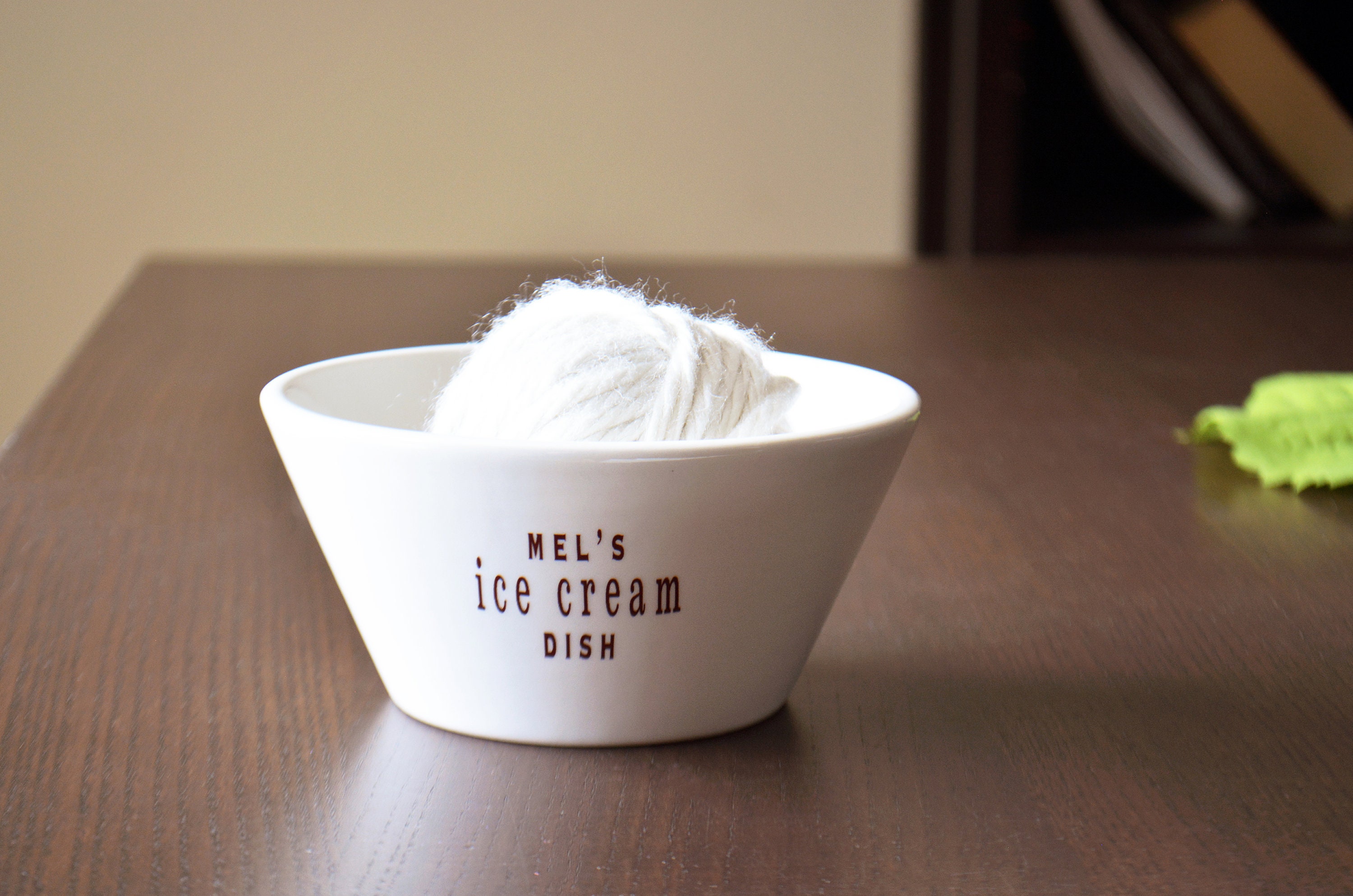 Plat de Crème Glacée Personnalisé ou Bol à Dessert - Plat d'amateur Papa Grand-Père Maman Amitié Sœu