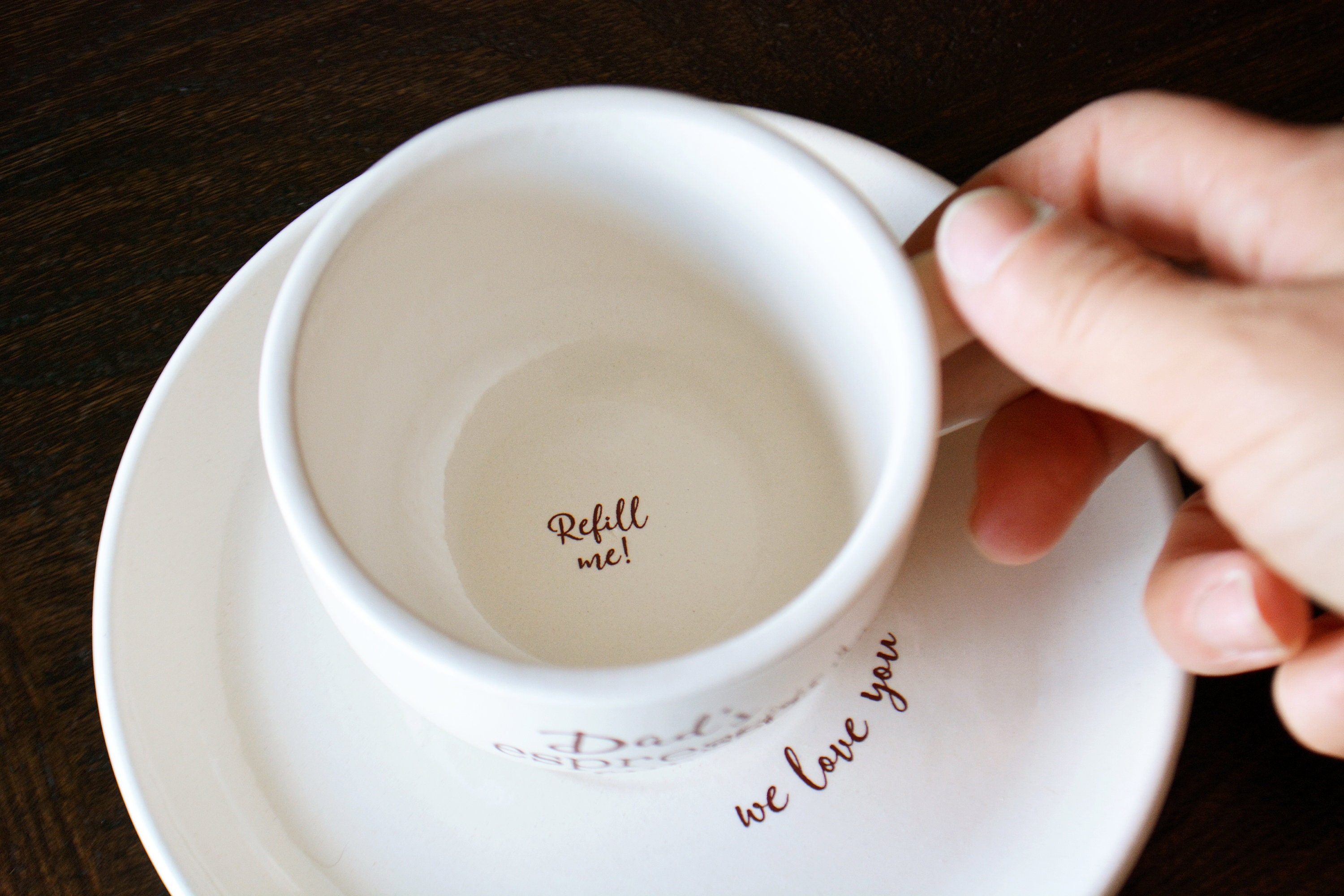 Personalized Espresso Cup and Saucer Custom Espresso Cup Etsy