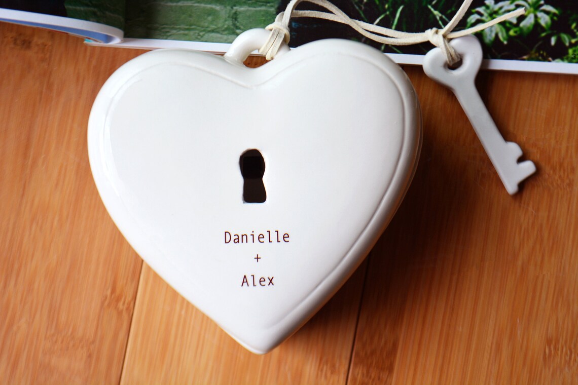 Key To My Heart Keepsake Box Lock and Key I Love You More Etsy