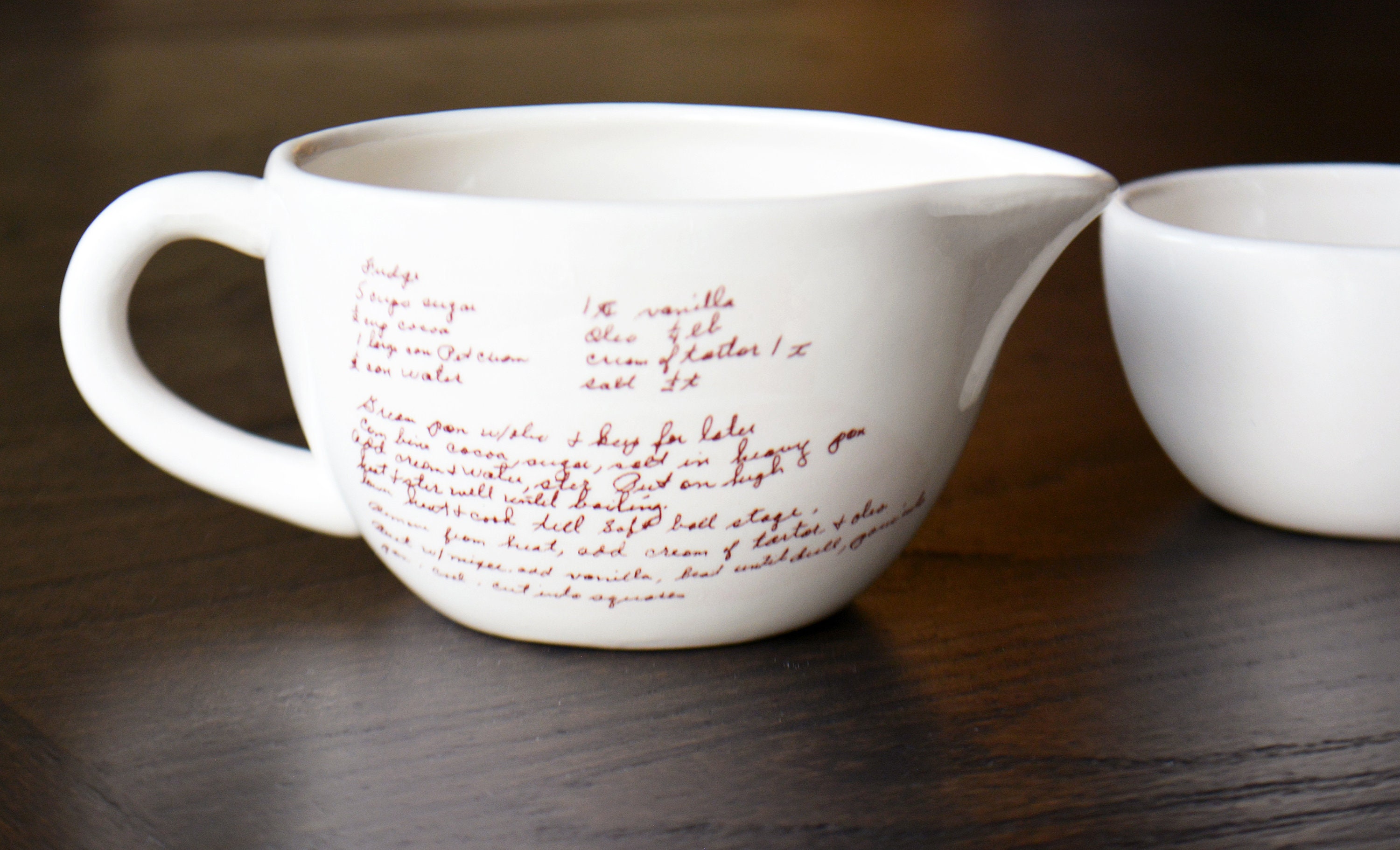 Personalized Measuring Cup Set With Recipe Add Your Own Etsy