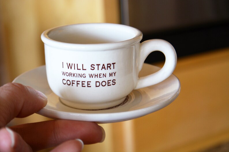 Personalized Espresso Cup and Saucer Mini Espresso Cup Etsy