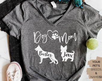 dog mom long sleeve shirt