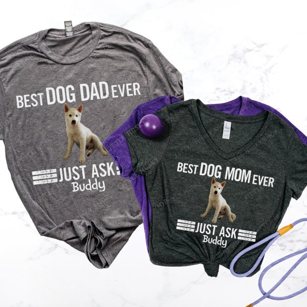 Dog Mom With Picture Shirt Etsy
