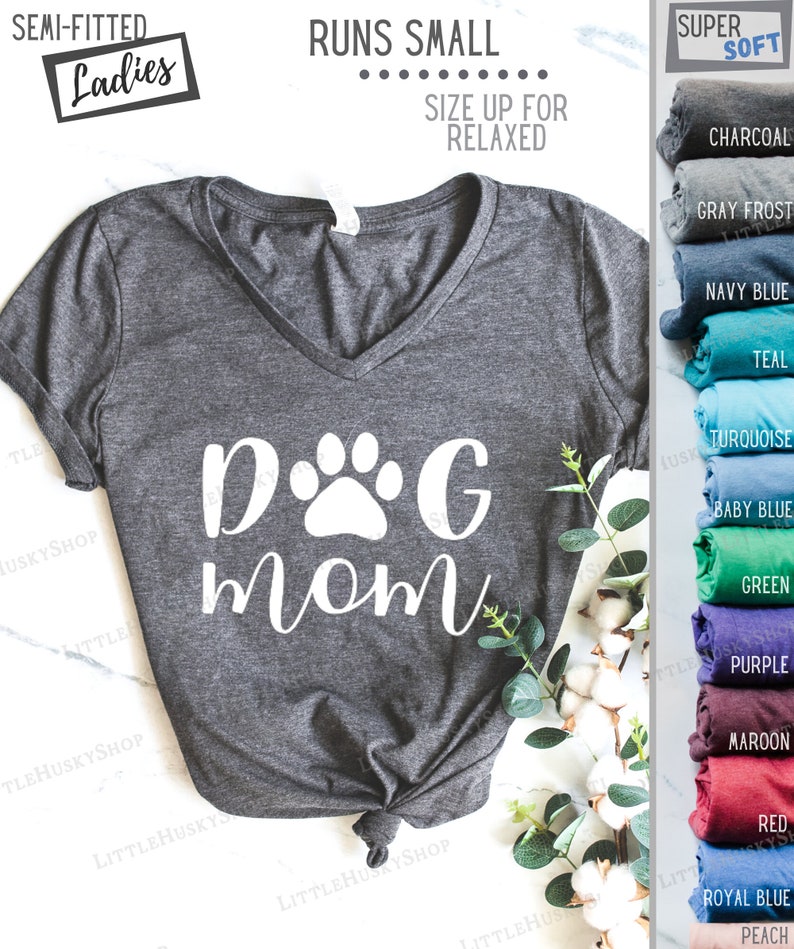 Matching Dog Mom Dog Dad Shirts Dog Parents Shirts With Paw Etsy Canada
