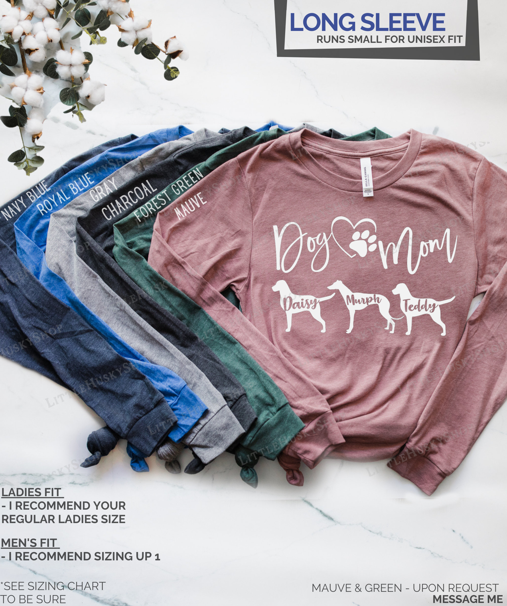 Personalized Dog Mom Shirt with Your Pets Names and Breeds Etsy